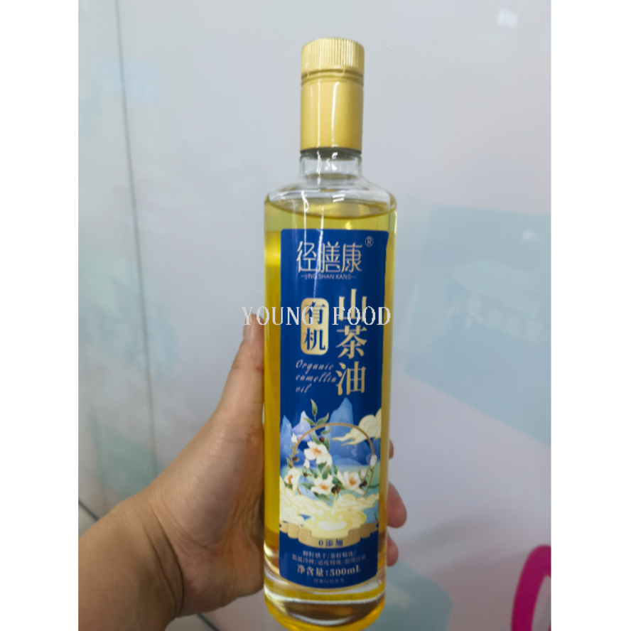 包邮批发径膳康有机茶油500ml 茶籽油植物油食用炒菜油月子油初榨