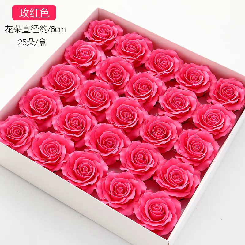 Creative soap flower gifts for Teachers' Day: Bear rose handicrafts, soap flower decorative gifts, Manta soap flower heads detail image 4