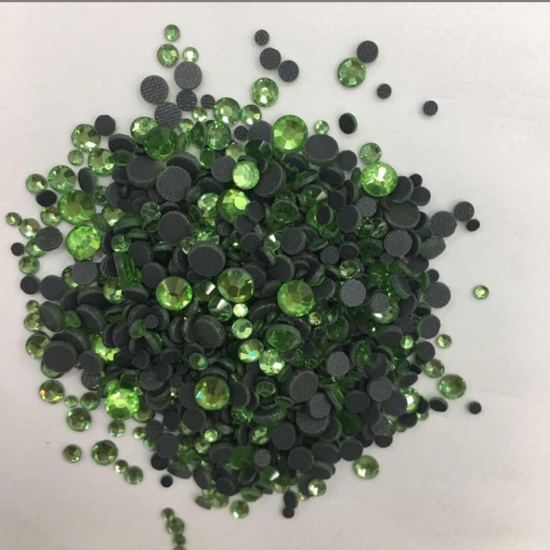 草绿色SS20中东钻DMC玻璃烫钻美甲钻