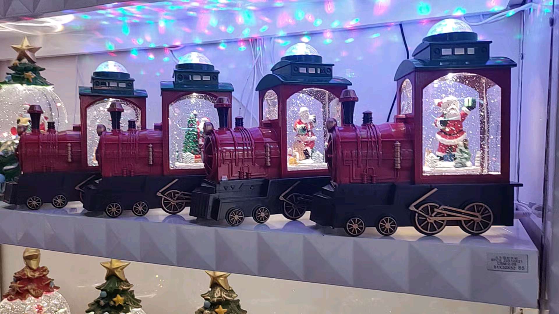 水晶灯火车节日礼物水晶灯