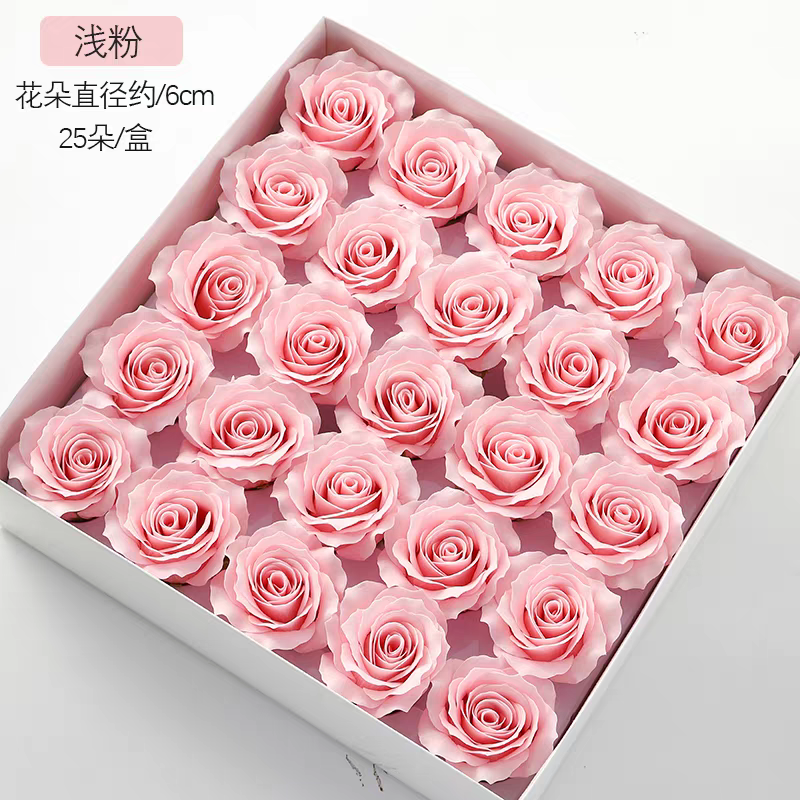 Creative soap flower gifts for Teachers' Day: Bear rose handicrafts, soap flower decorative gifts, Manta soap flower heads detail image 6
