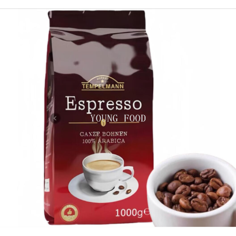 包邮批发德国进口零食冲泡饮料塔乐曼意式特浓阿拉比咖啡豆1kg详情图1