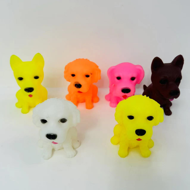 可爱泰迪小狗立体卡通橡皮擦小学生学习礼物创意文具毕业实用