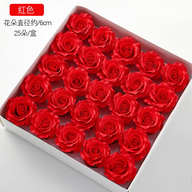 Creative soap flower gifts for Teachers' Day: Bear rose handicrafts, soap flower decorative gifts, Manta soap flower heads detail image 2