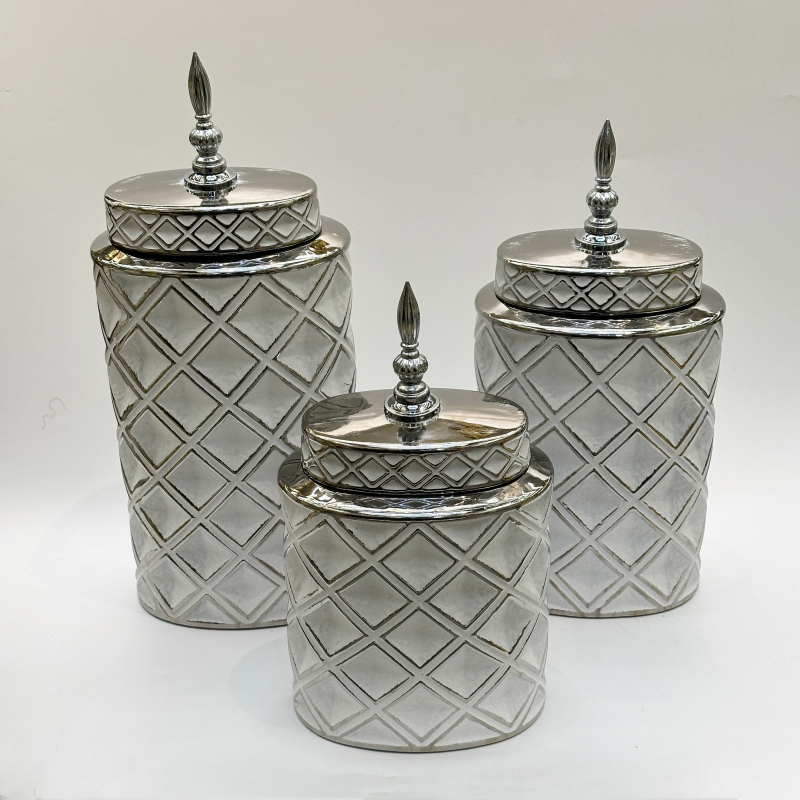 新款高级感中式陶瓷花瓶工艺品客厅电视柜摆件餐厅玄关桌面干鲜花装饰摆件花插轻奢装饰摆件花艺客厅餐桌摆设防真插花