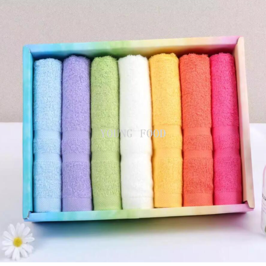 毛巾/Ins条纹毛巾/浴巾礼盒/冷感毛巾/压缩毛巾白底实物图