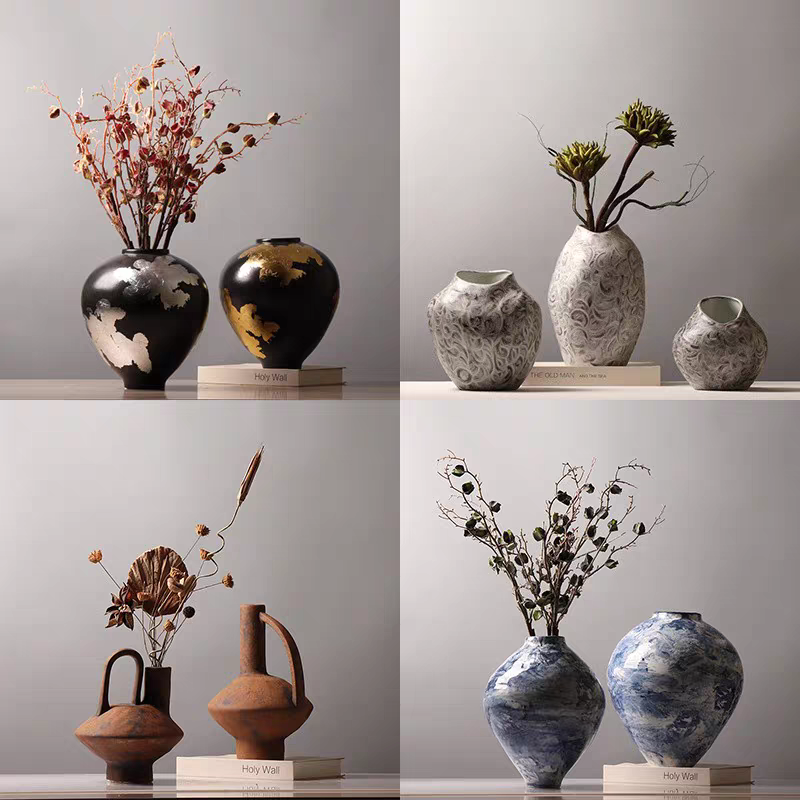 Craft gifts, ceramic cellophane vases, decorative vases, aromatherapy ornaments, home furnishings, creative craft ceramic vases, ceramic vases detail image 5