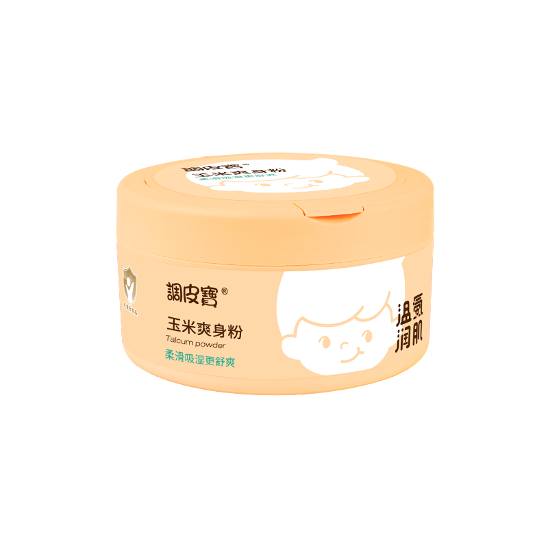 Naughty Baby Plant Formula Moisture-Absorbing And Toning Corn Talcum Powder details Picture