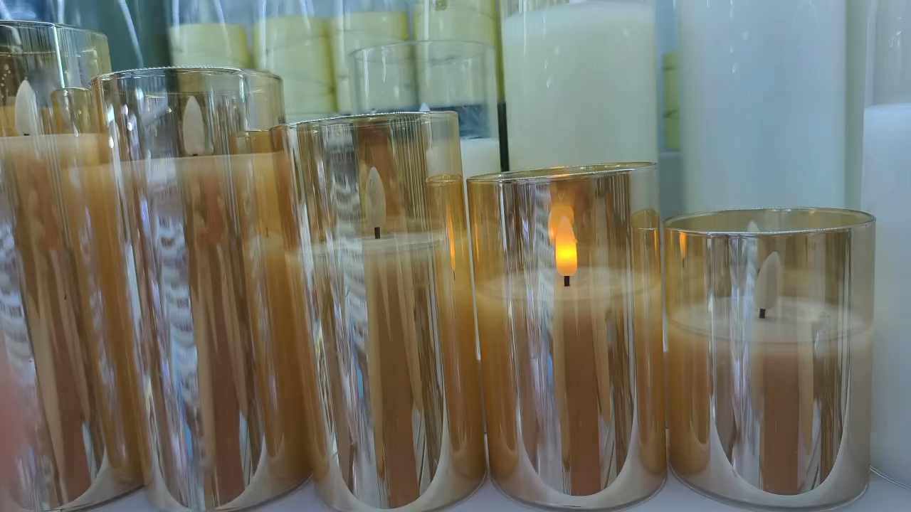 玻璃杯 蜡烛灯 3D子弹头 