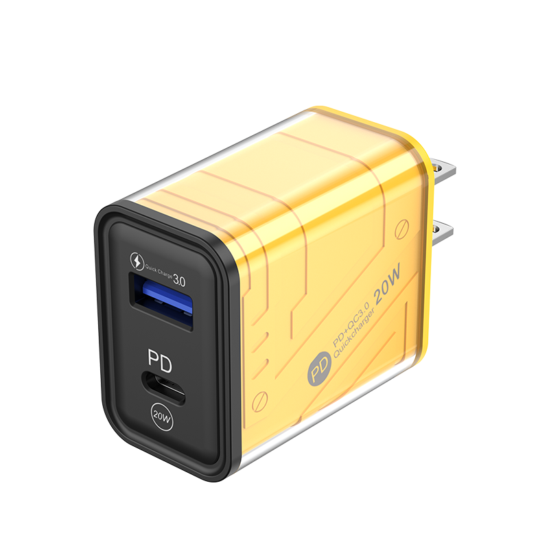 SUOGE charging head charger, digital charger, fast charging, multi-functional portable charger, compatible with Apple and Android mobile phones, tablet charger accessories, 20W charger Item Picture