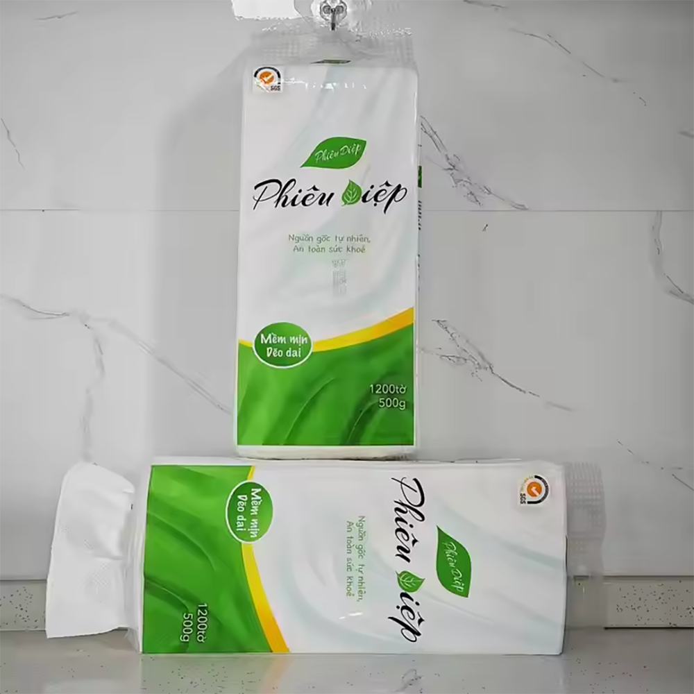 4-layer thickened embossed tissue paper packaging for foreign trade export, large packs of household toilet paper, hand towels, toilet paper, hand-held tissue paper, hanging type, customizable Logo Item Picture