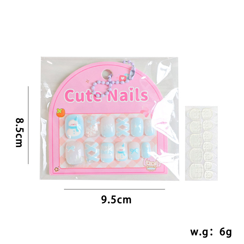 儿童合金戒指/指甲片儿童短款可爱/凤绳/地摊货/美术手工白底实物图