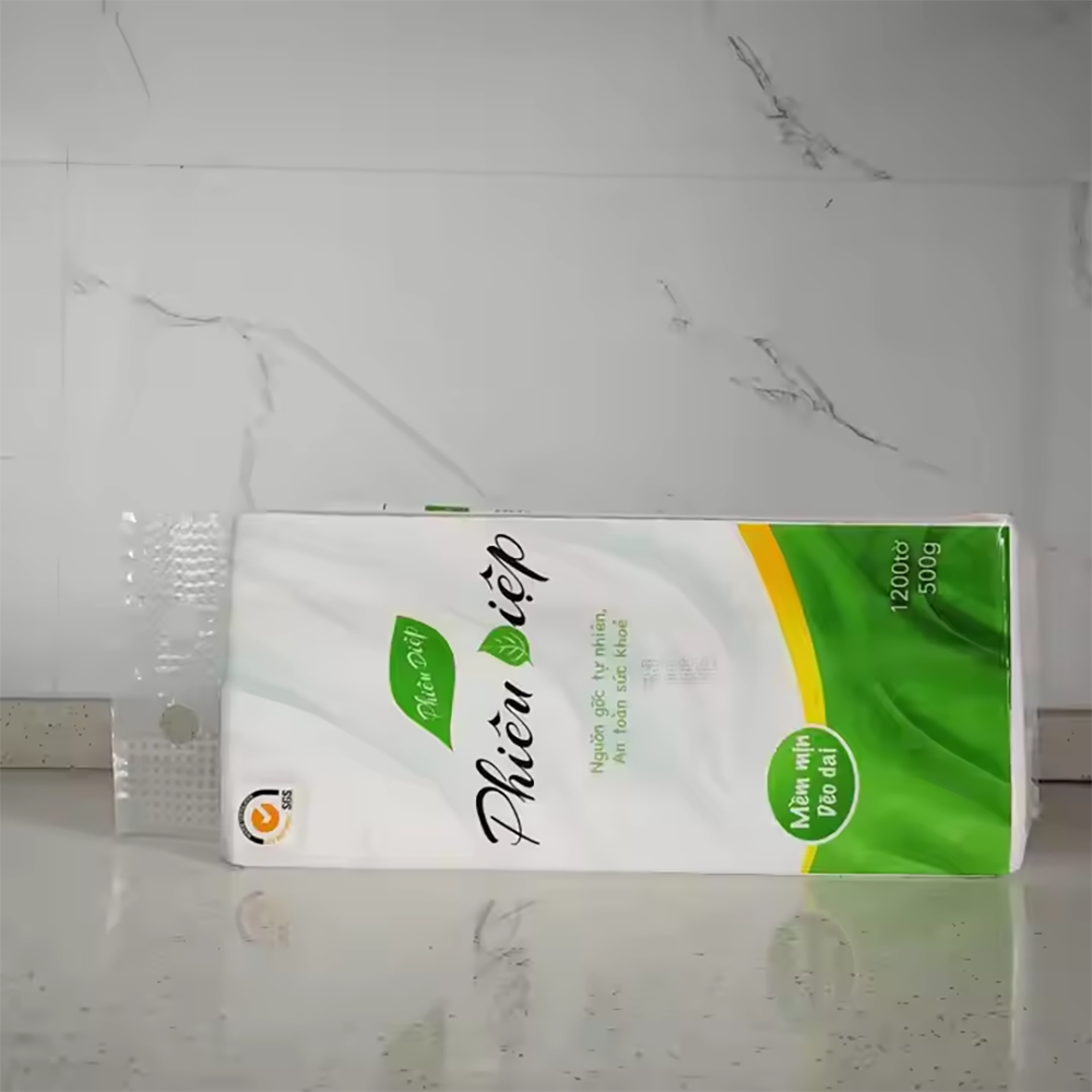 4-layer thickened embossed tissue paper packaging for foreign trade export, large packs of household toilet paper, hand towels, toilet paper, hand-held tissue paper, hanging type, customizable Logo details Picture