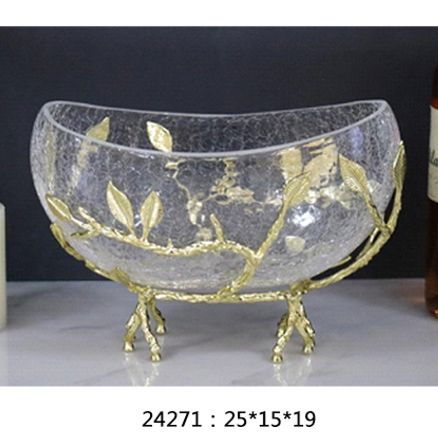 实木果盒/越南零食/塑料电镀果盘/水晶球碎石金字塔/托盘摆件白底实物图