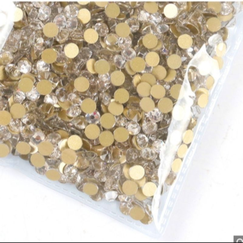 八大八小平底钻 玻璃水晶钻diy美甲手机壳饰品（2.5mm）SS8-1440颗