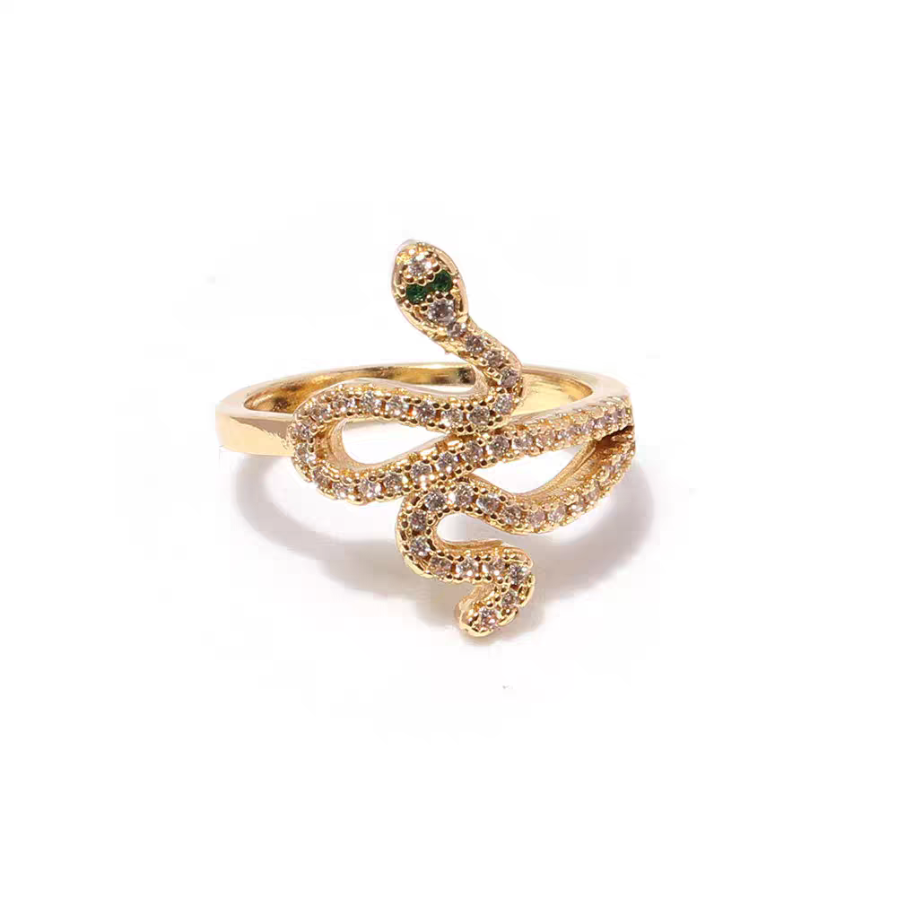 Xin 'ai Lian -8469 New Snake Ring, a niche design ring for women