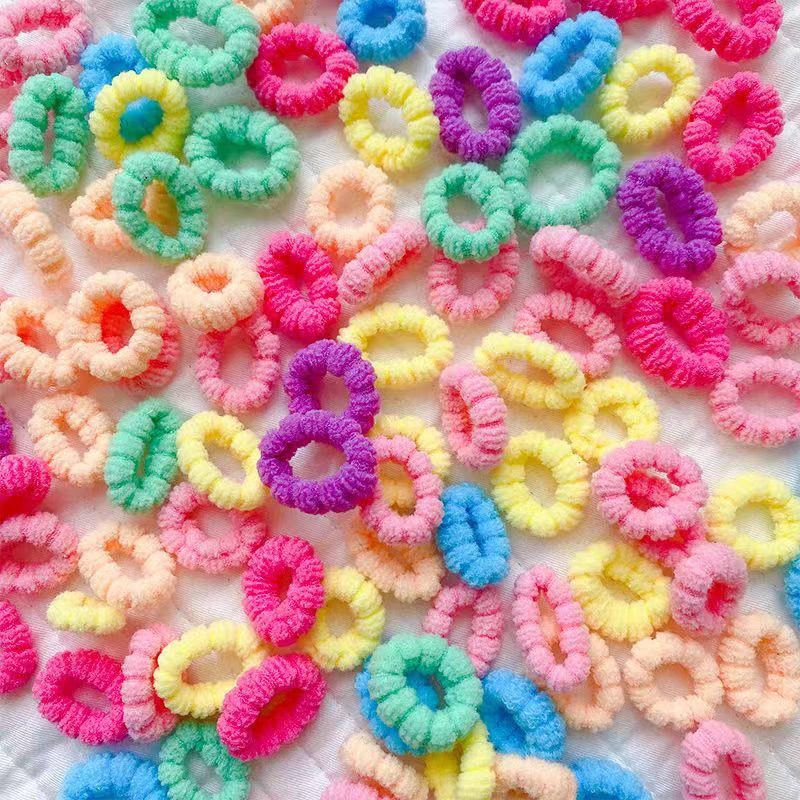 美美饰品AA101013儿童饰品夏季新款可爱发圈 女童潮流发饰。迷你碎发卡儿童发饰儿童发饰