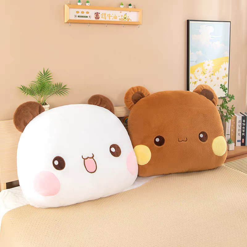Cartoon bear plush toy pillow plush toy