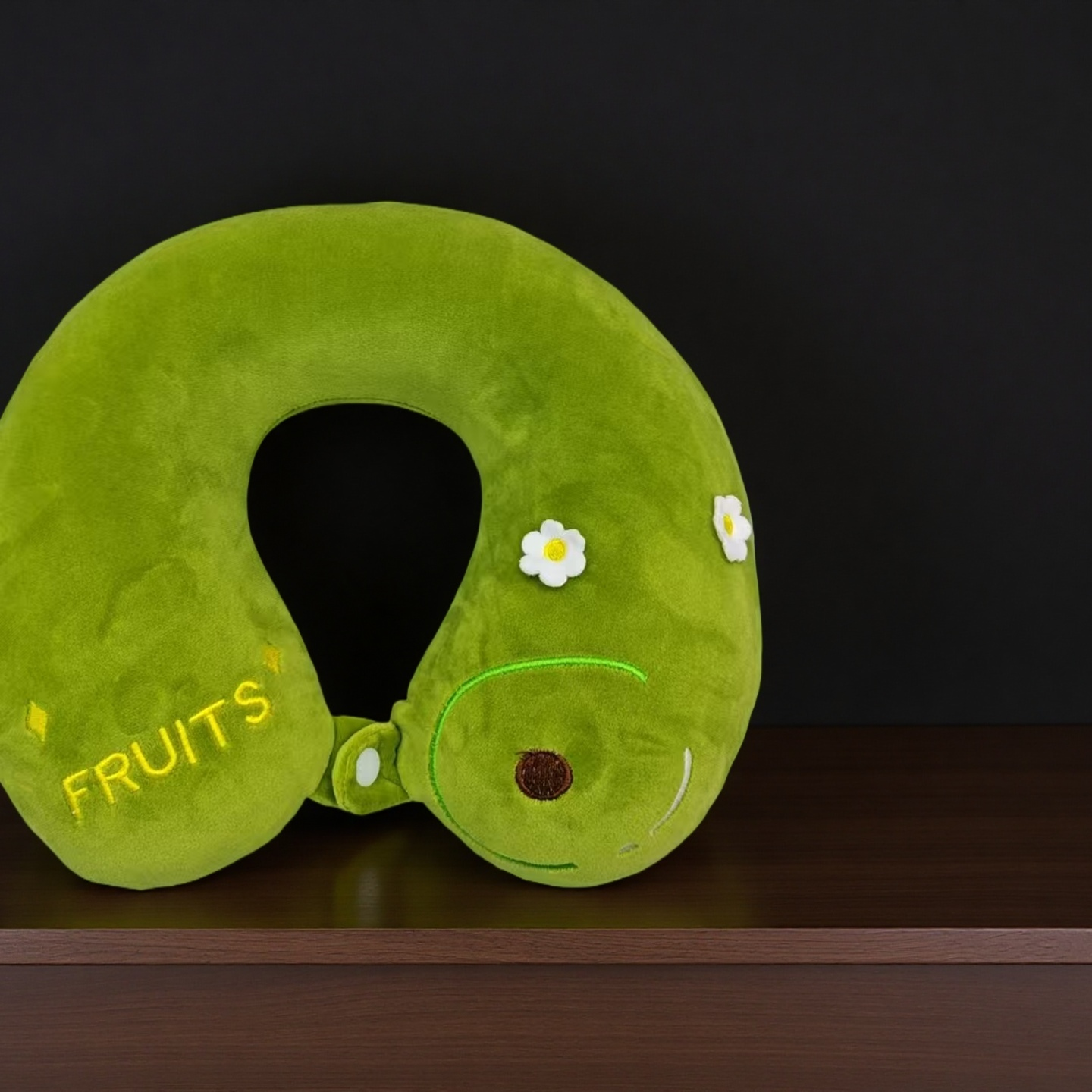 U型枕充气 旅行必备颈枕 轻便便携保护颈椎旅行记忆泡沫粒U型枕 舒适颈部靠枕 细节图