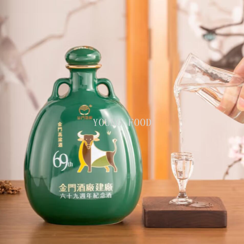 Wholesale free shipping Taiwan imported Baijiu, 69th Anniversary of Kinmen Distillery, Year of the Ox Commemorative Wine, 700ml, 58%vol details Picture