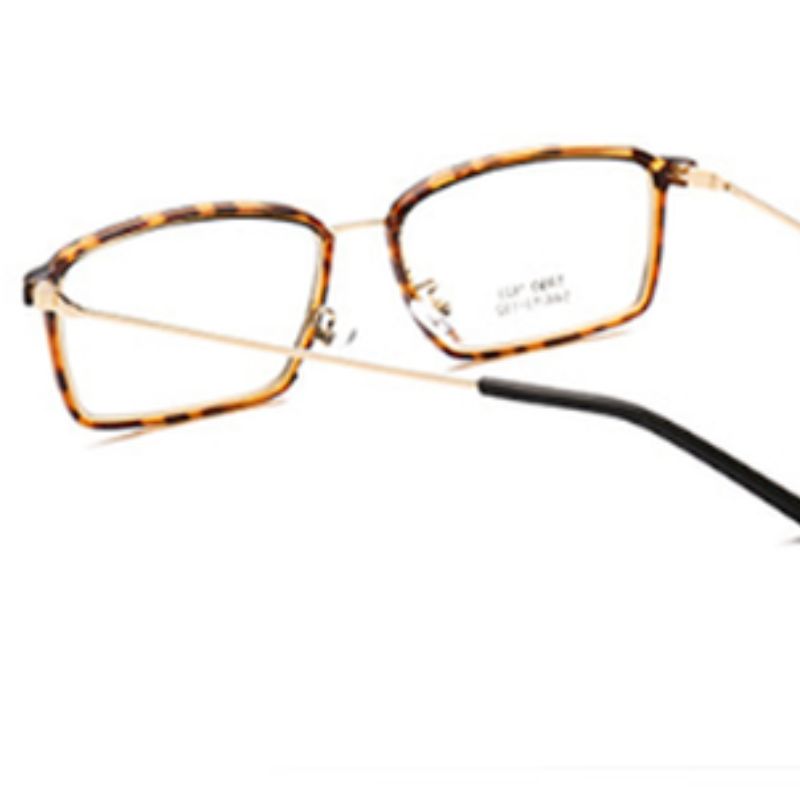 仿玳瑁眼镜 平光镜金属镜腿防蓝光抗辐射框架眼镜