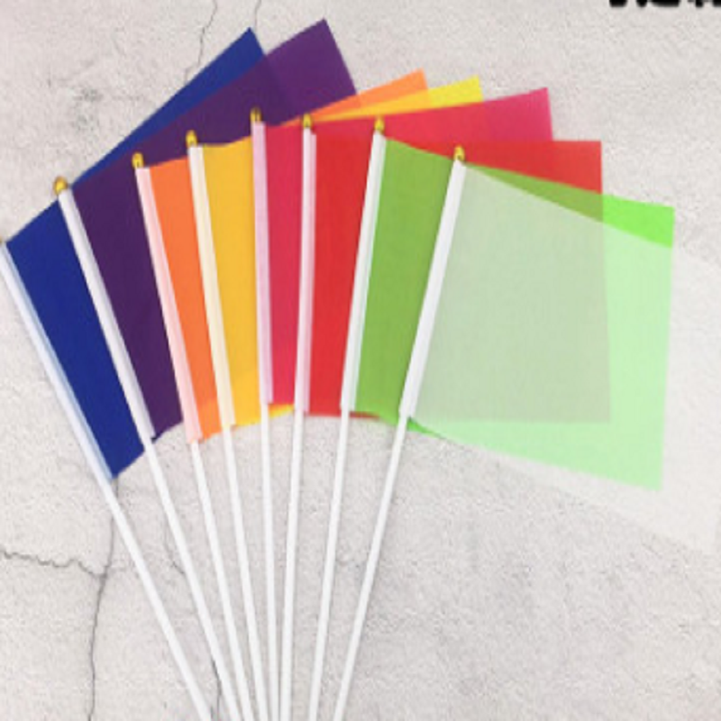 8号 14x21cm 织布 手摇小彩旗批发1