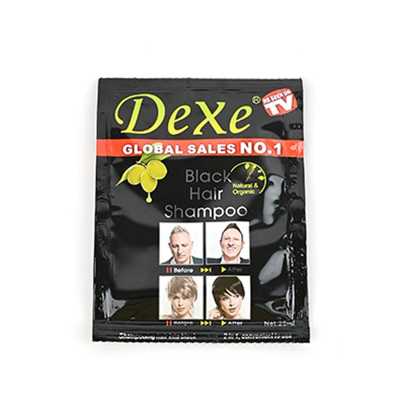 跨境Dexe植物染发剂一洗就黑十连包自然黑盖白发一梳黑洗头不伤发染发剂男女染染发剂染发剂男女染染发膏染发剂染详情4