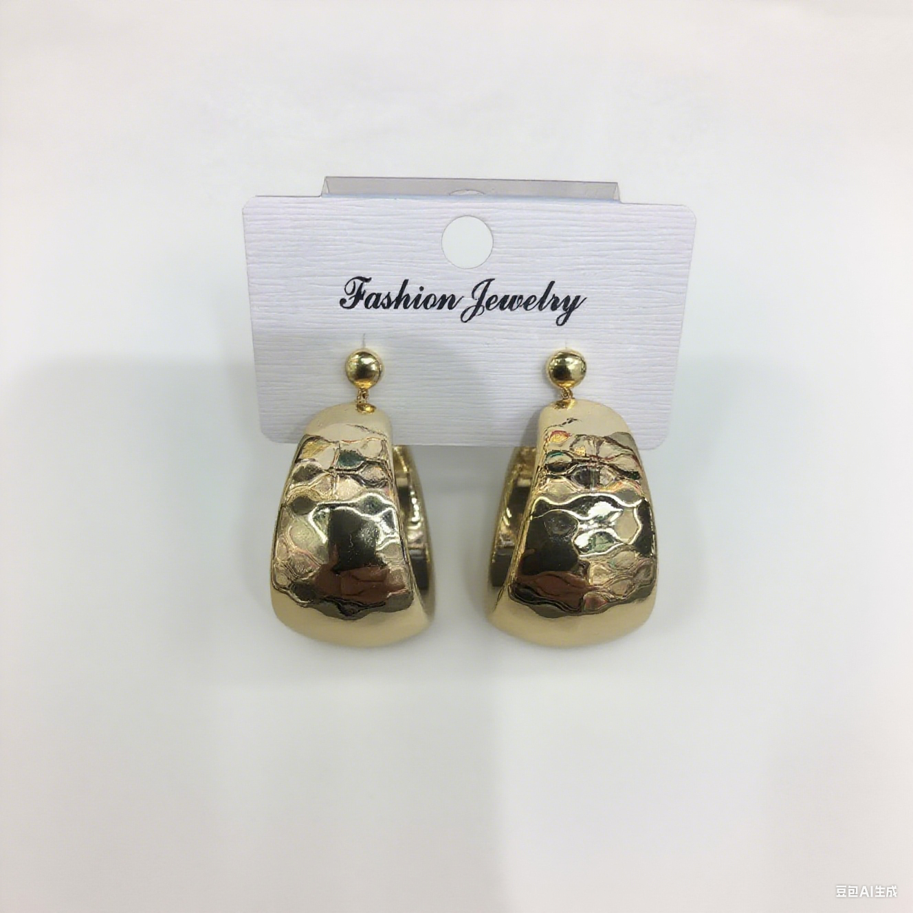 思源饰品 义乌商品城 复古夸张螺旋纹造型电镀金色耳环 个性艺术感金属风时尚耳饰 潮流百搭夸张款耳坠