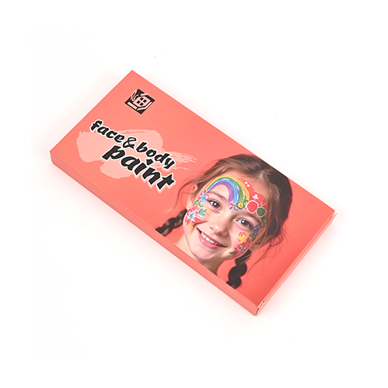 Huaba Rainbow Stripe Body Painting Face Color Washable Festival Stage Opera Children's Face Painting Paint (H2107) Item Picture