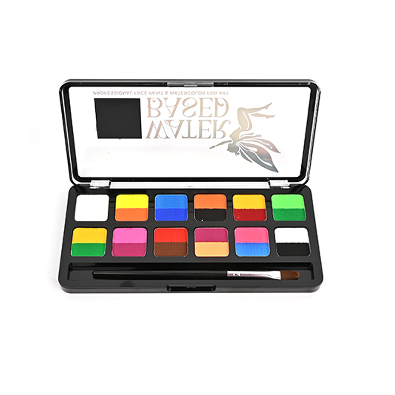 Huaba Rainbow Stripe Body Painting Face Color Washable Festival Stage Opera Children's Face Painting Paint (H2107) Application Scenario