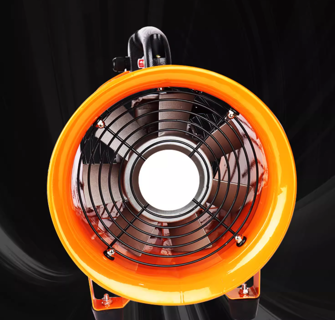 手提式轴流风机220V移动式排风扇抽风鼓风机高速8寸风机