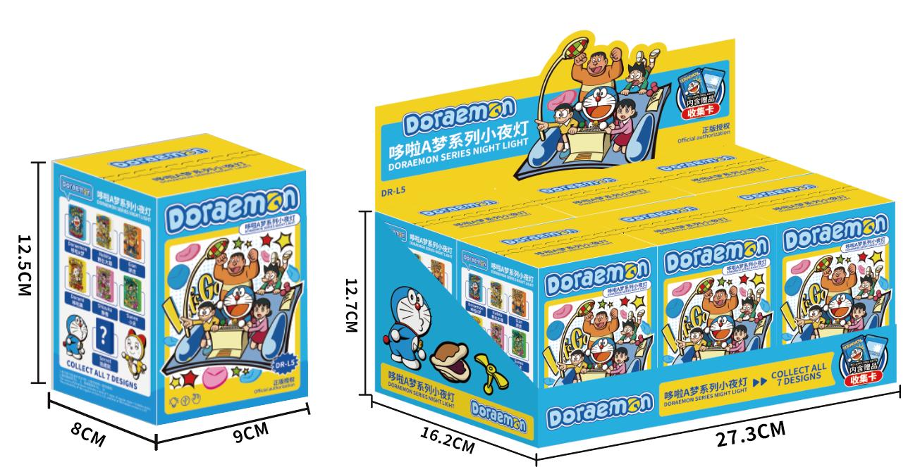 Doraemon series paper-cut pat decorative lamp pic 1