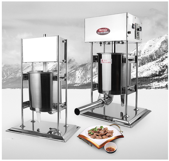 10L立式不锈钢灌肠机 商用多功能灌腊肠机手摇灌香肠机批发详情4