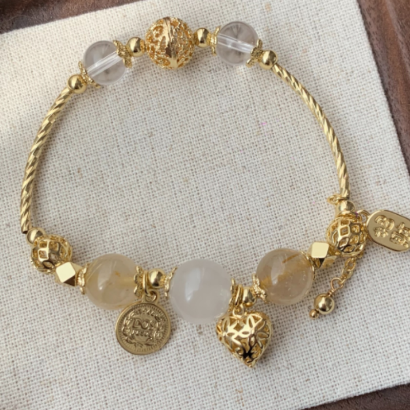 水晶陶瓷沉香手串文玩手饰时尚手链天然材质男女款多色可选