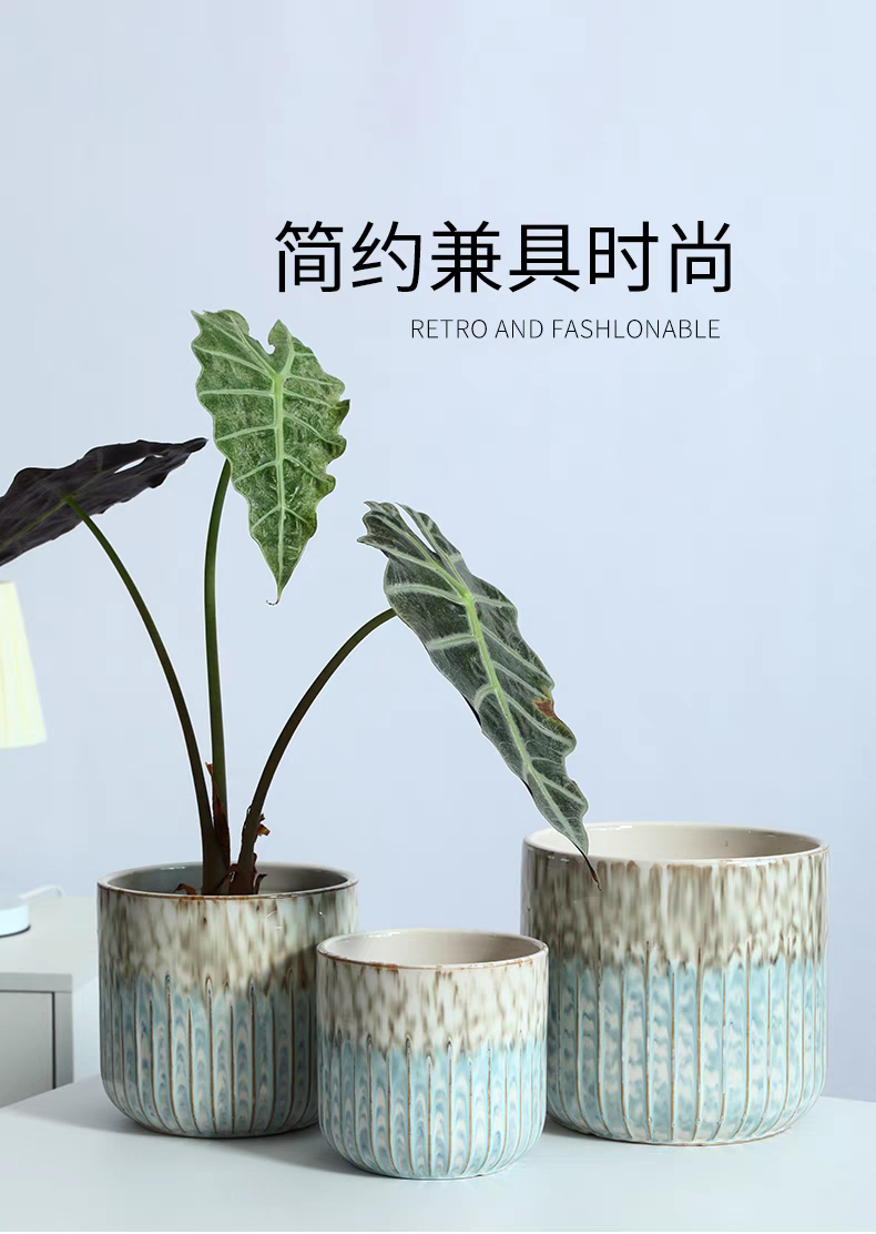 A variety of garden flower POTS, plastic and ceramic vases and containers are available for selection. Flower POTS, plastic and ceramic washbasins are suitable for home decoration detail image 7