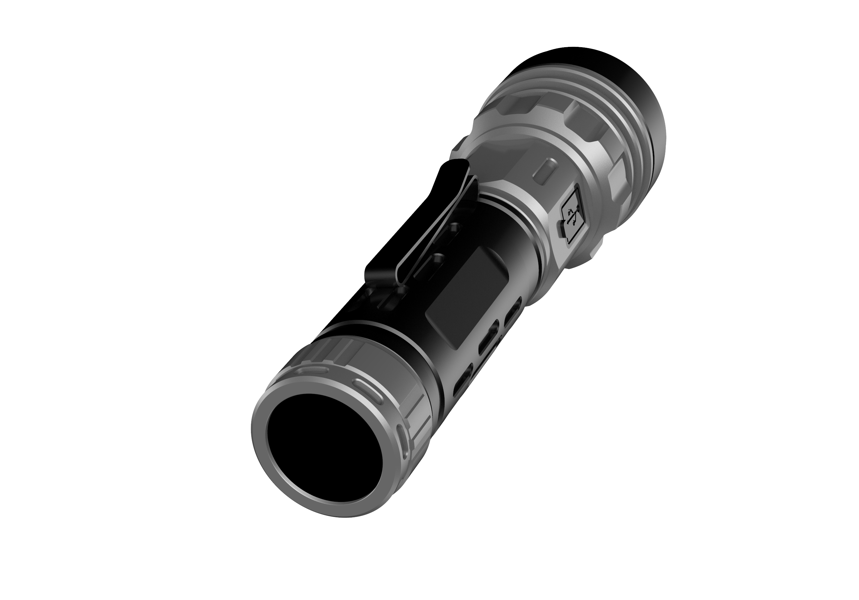 X118 Aluminum flashlight, USB charging, aluminum alloy flashlight, high-brightness long-range white laser flashlight, COB strong light flashlight - hold it together for home and outdoor use pic 18