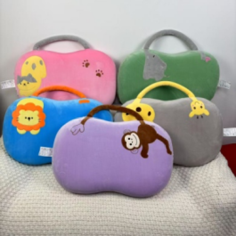 优品四面弹手提儿童护颈枕夏天透气不闷高颜值