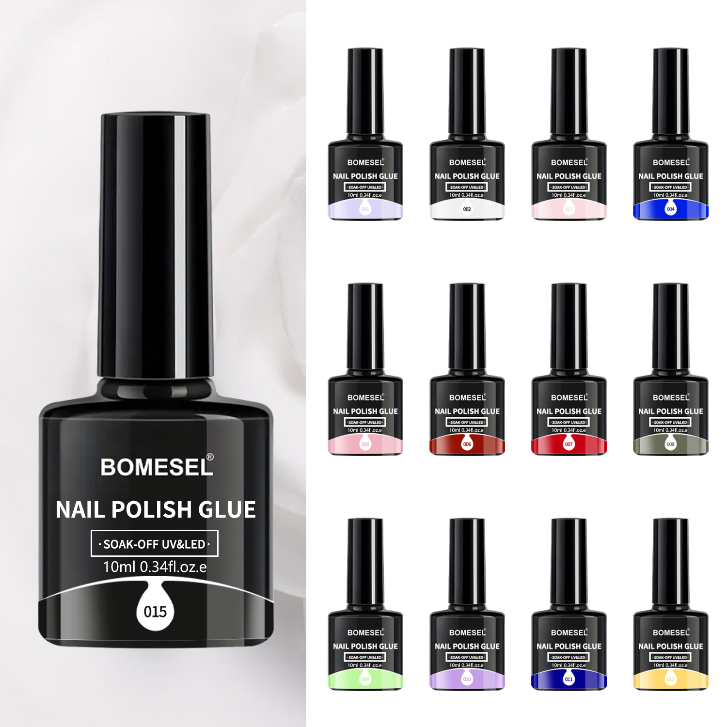 Cross-border nail polish oil glue, phototherapy glue, solid color nail polish, nail color glue, special set for nail salons, factory wholesale Application Scenario