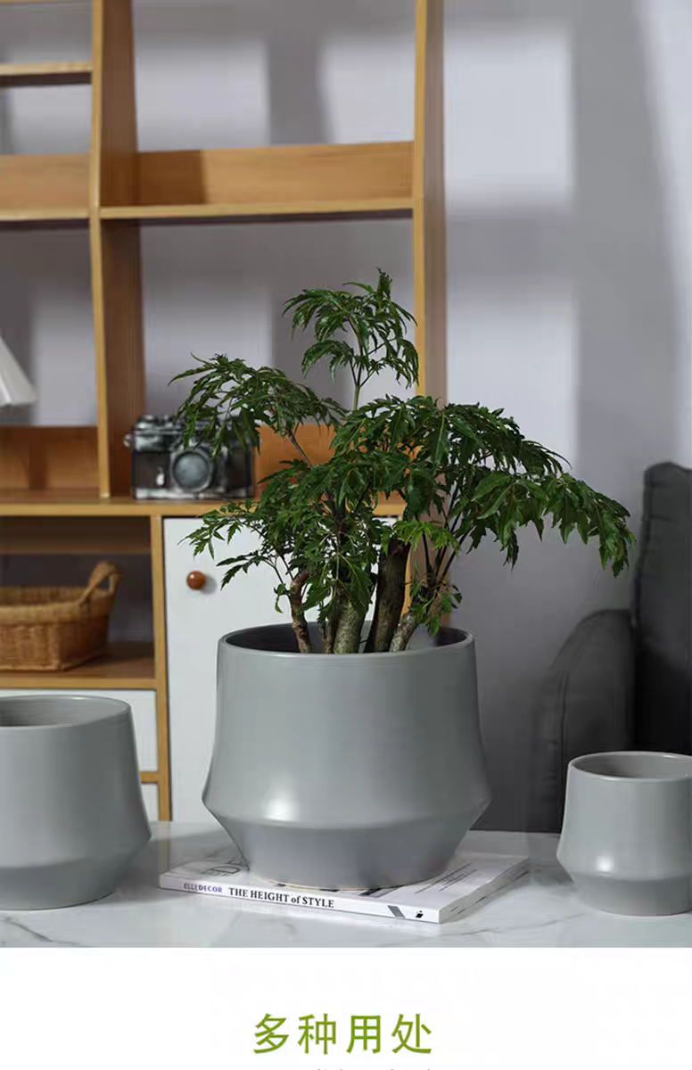 Garden flower POTS, plastic and ceramic flower POTS, various vases and flower POTS, plastic G size washbasins, home decoration detail image 8
