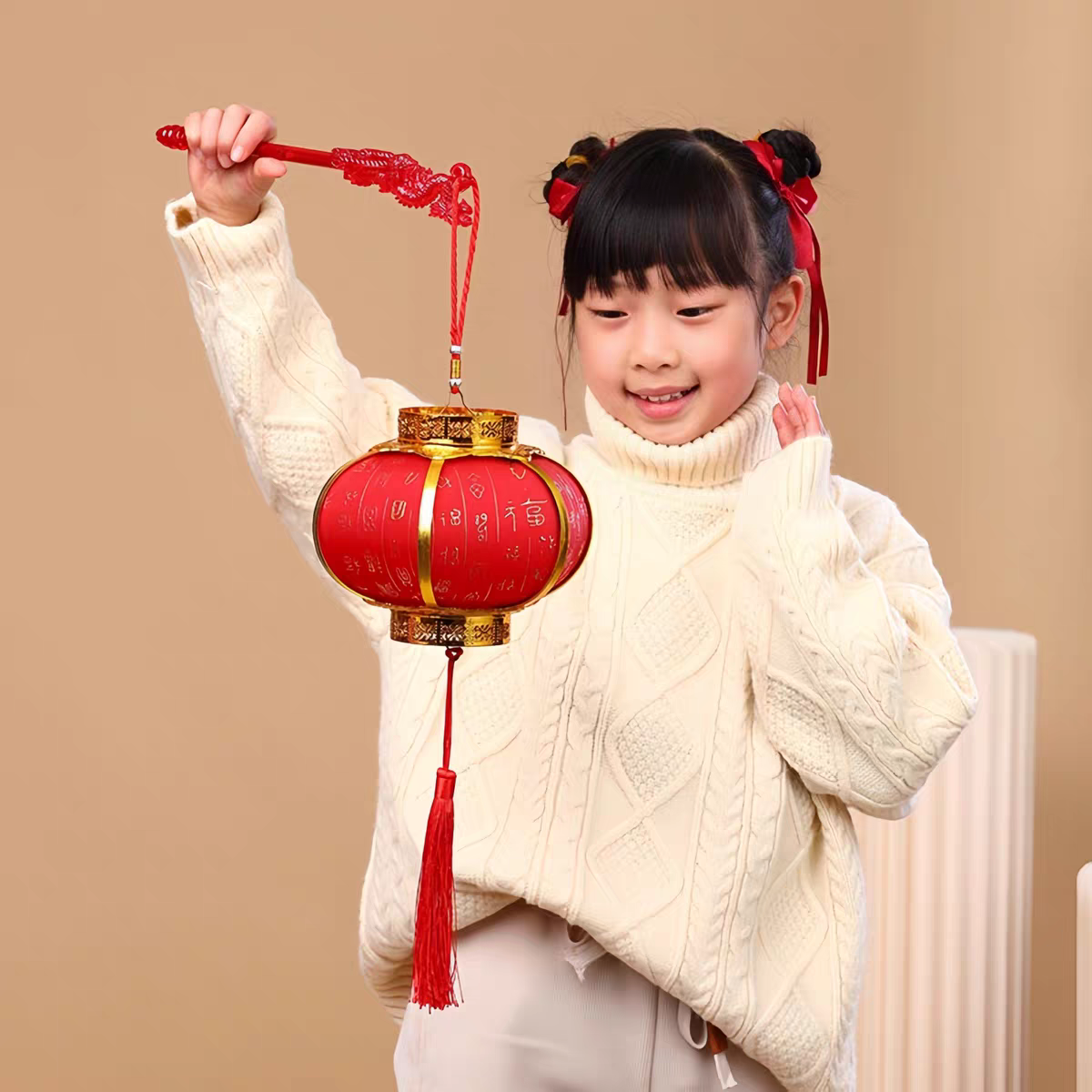 喜庆灯笼，节日灯笼，中秋中秋元宵手提灯笼儿童灯笼醒狮灯笼手工细节图