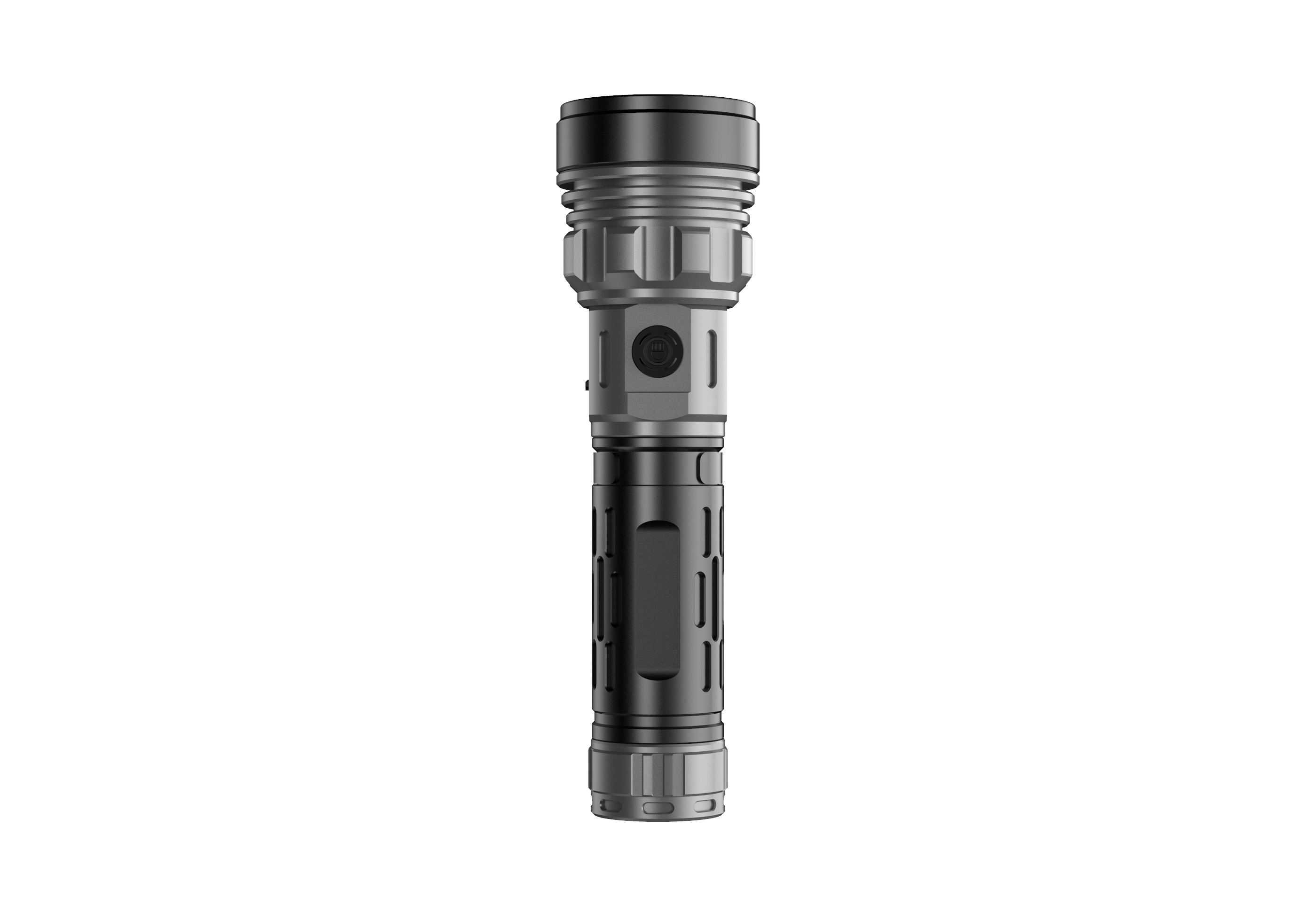 X118 Aluminum flashlight, USB charging, aluminum alloy flashlight, high-brightness long-range white laser flashlight, COB strong light flashlight - hold it together for home and outdoor use Item Picture