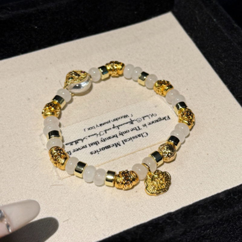 水晶陶瓷沉香手串文玩手饰时尚个性手链天然材质多款可选