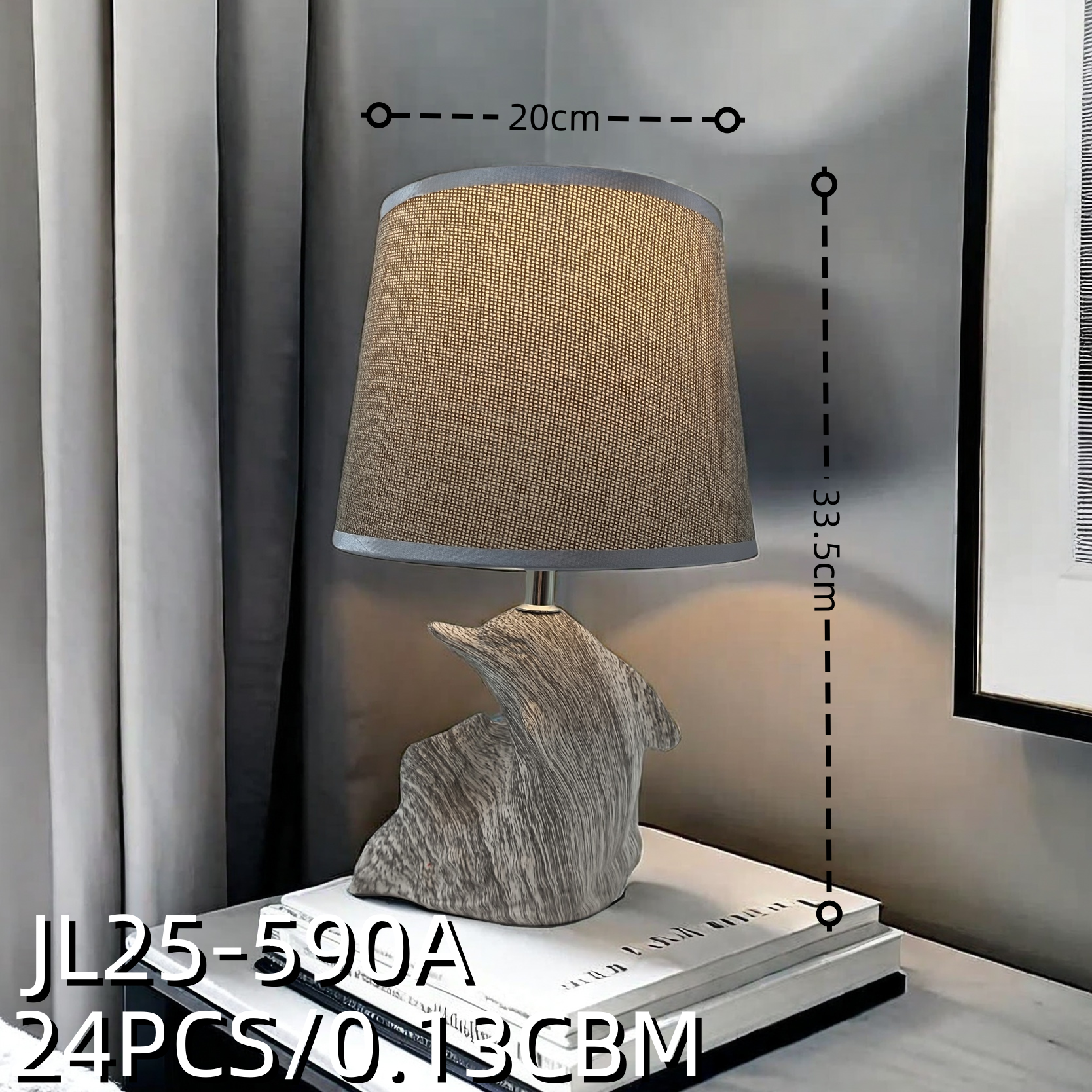 JLlamp's new wabi-sabi style animal-shaped ceramic table lamp, bedside lamp, hotel supplies and decoration, starting from 36 pieces Application Scenario