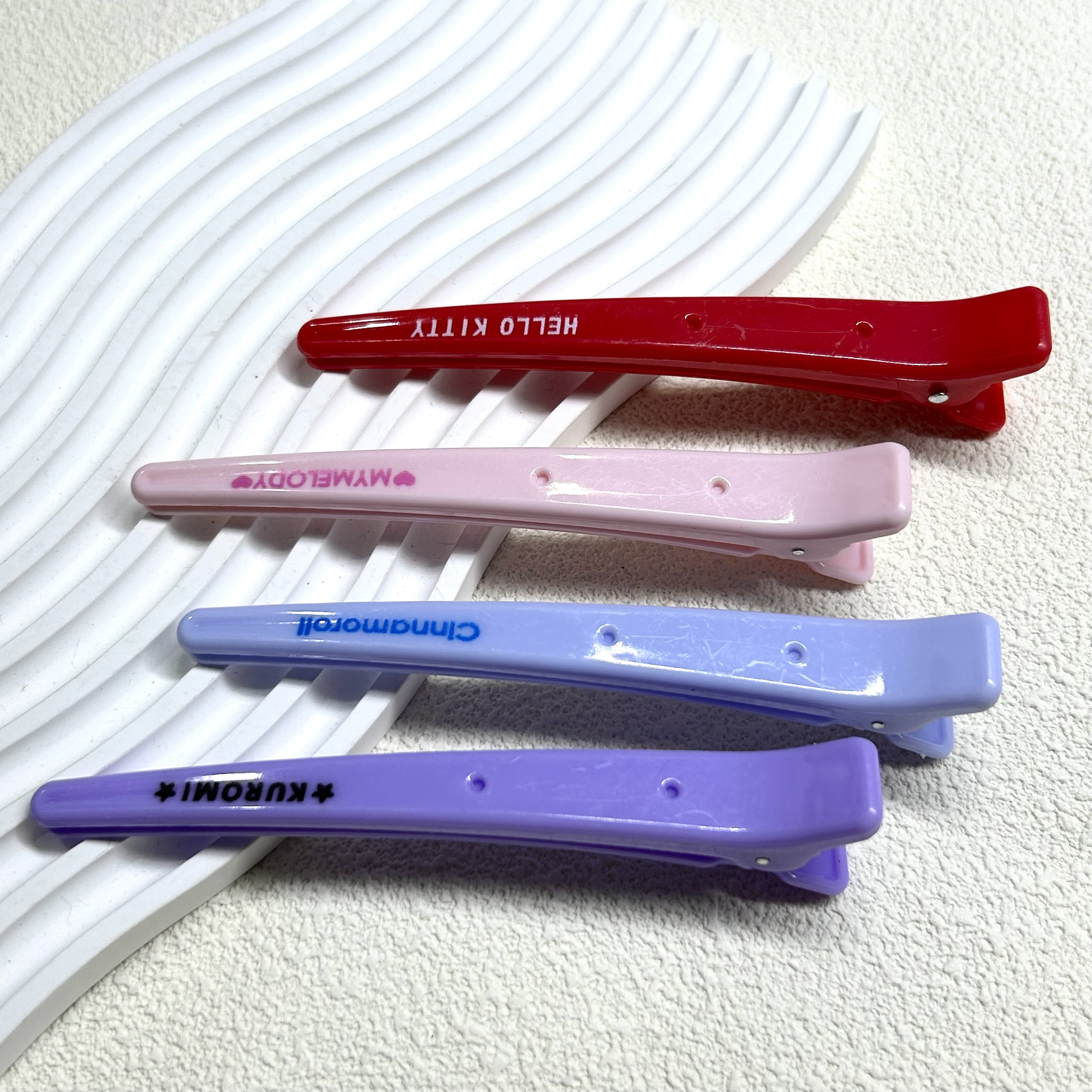 塑料大发夹可爱彩色大发夹刘海夹碎发夹装饰侧边夹