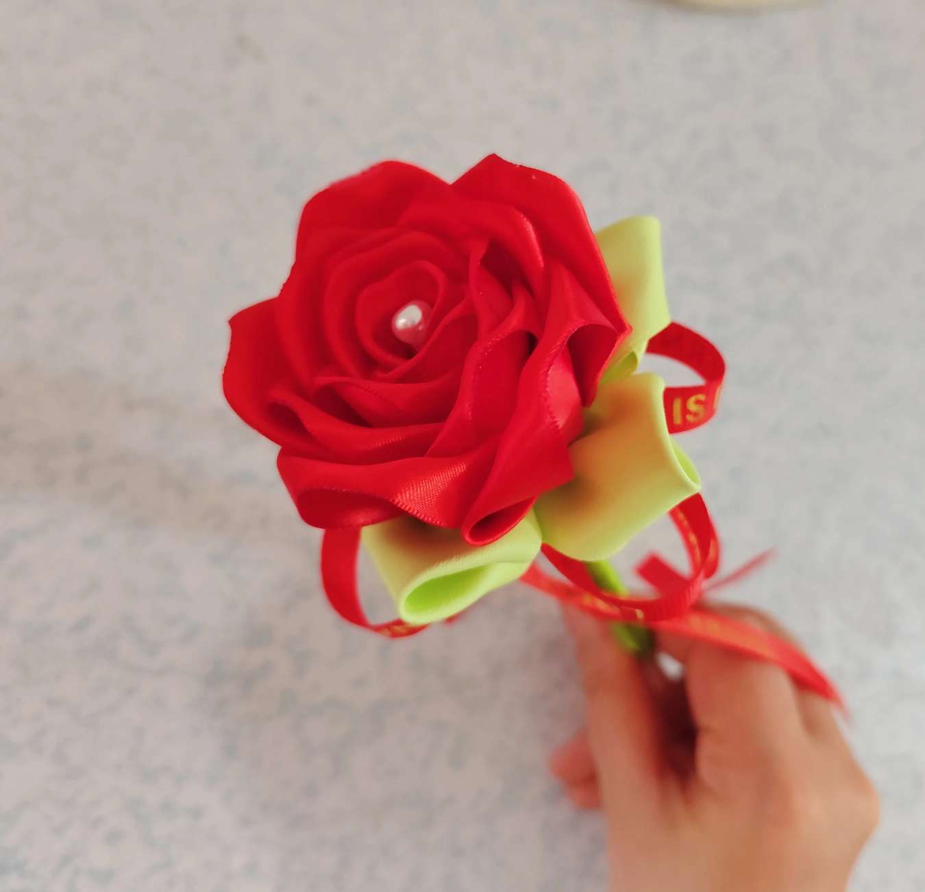 手工玫瑰笔教师节礼品办公文化书写中性笔笔记本套装小红花笔造型笔造型笔