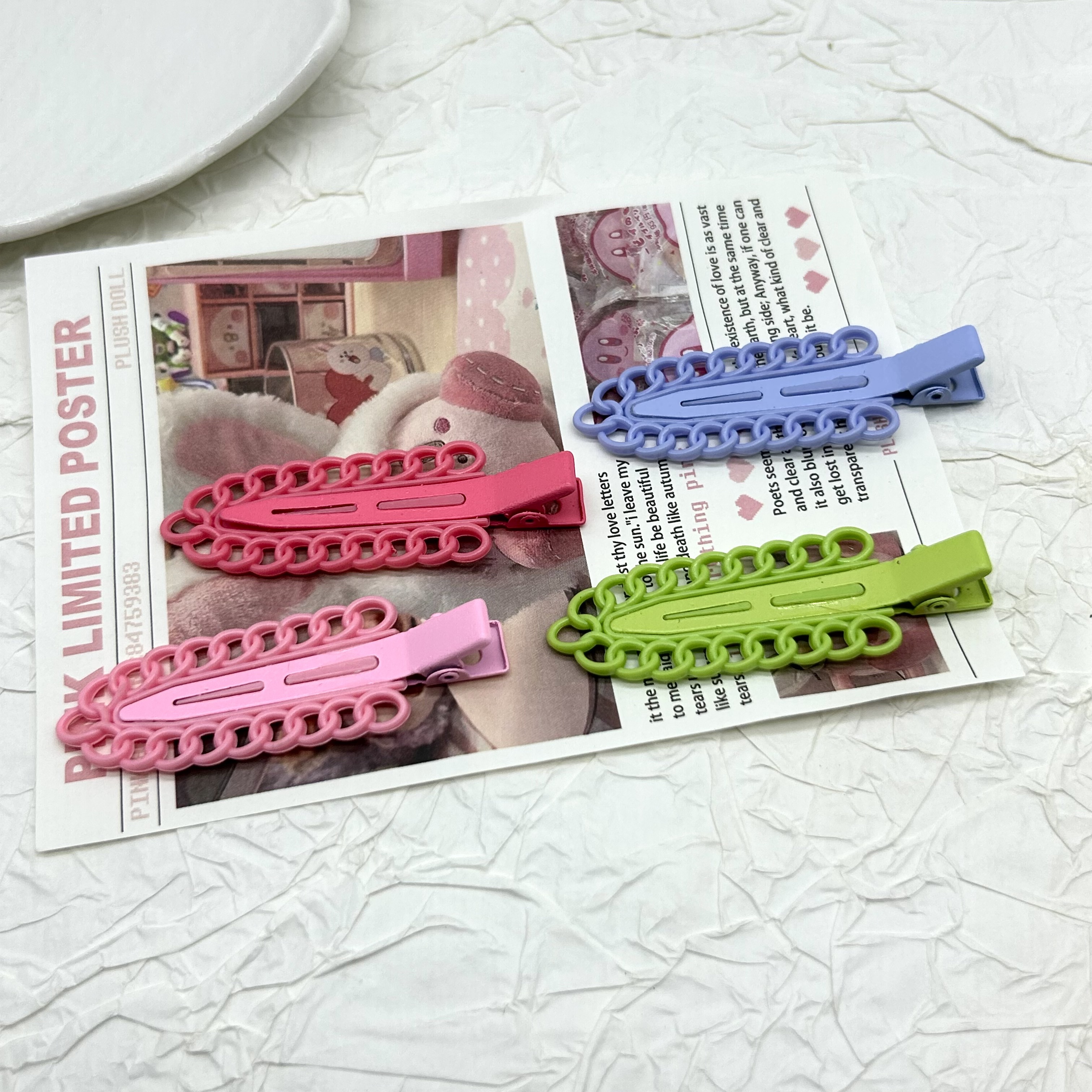 创意饰品精美发饰 发夹 多款式可选 夹子持久固定不易滑落发夹发饰发卡创意饰品链条夹子