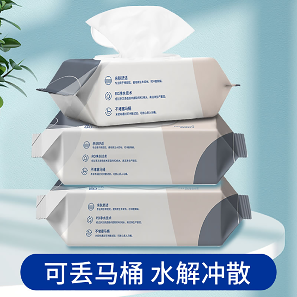 湿巾/迷你湿巾/酒精湿巾/厨房湿巾/纸巾白底实物图