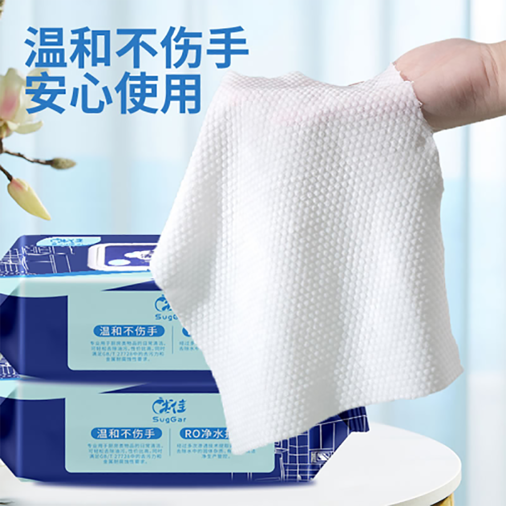 80 multi-functional cleaning wet wipes, enlarged and thickened wet wipes, powerful oil stain removal, one-wipe clean wet wipes details Picture