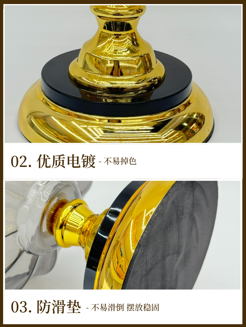 Black single-layer electroplated fruit plate, durable and shock-resistant plastic fruit plate pic 8