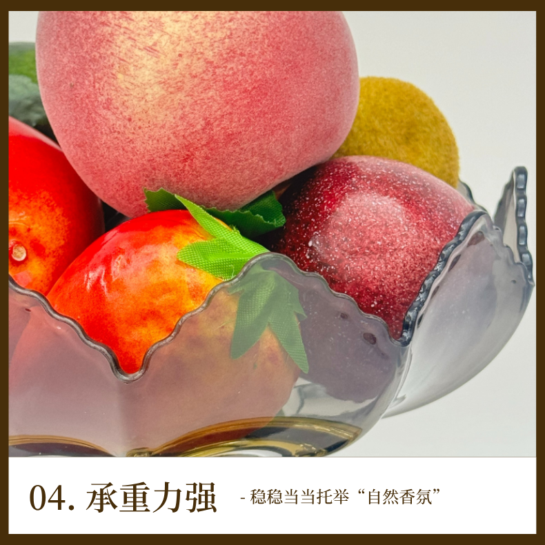 Black single-layer electroplated fruit plate, durable and shock-resistant plastic fruit plate pic 9